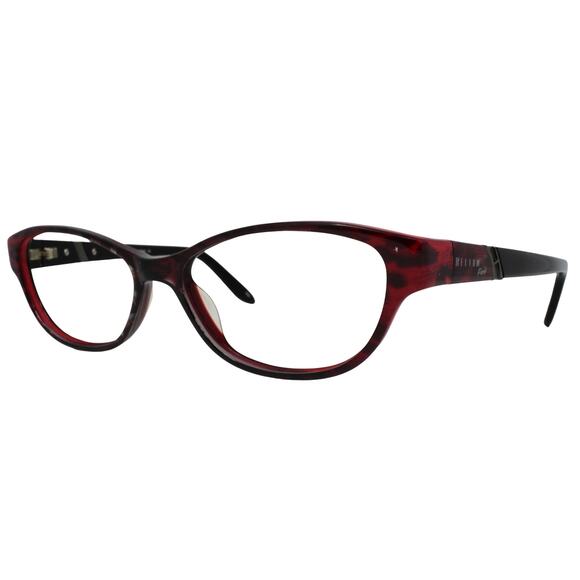 Helium Paris	4188 BURG/BLACK 53-16-135mm Eyeglasses FRAMES ONLY - GOOD CONDITION - Picture 1 of 12